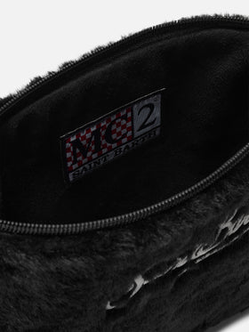 Pochette Pareasy in faux fur nero