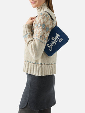 Parisienne Mini-Umhängetasche aus Denim