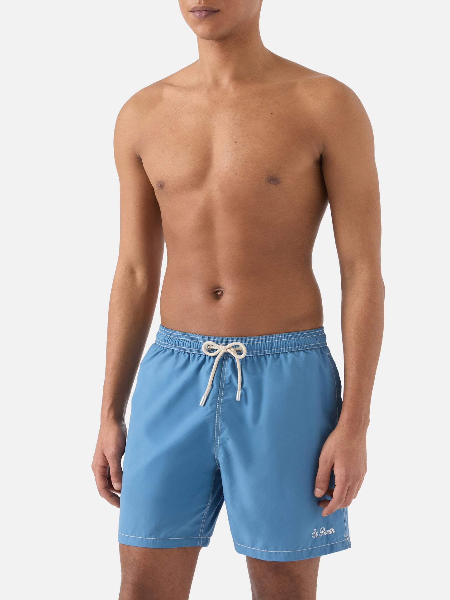 Patmos classic swim shorts in dusty blue