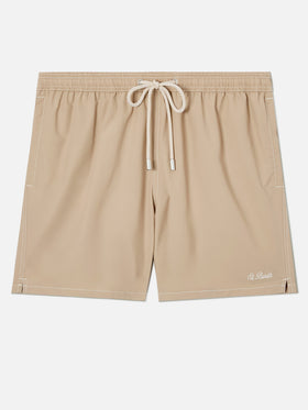 Patmos classic swim shorts in beige