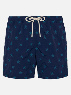 Costume mare  Patmos The Riviera con jacquard stelle marine