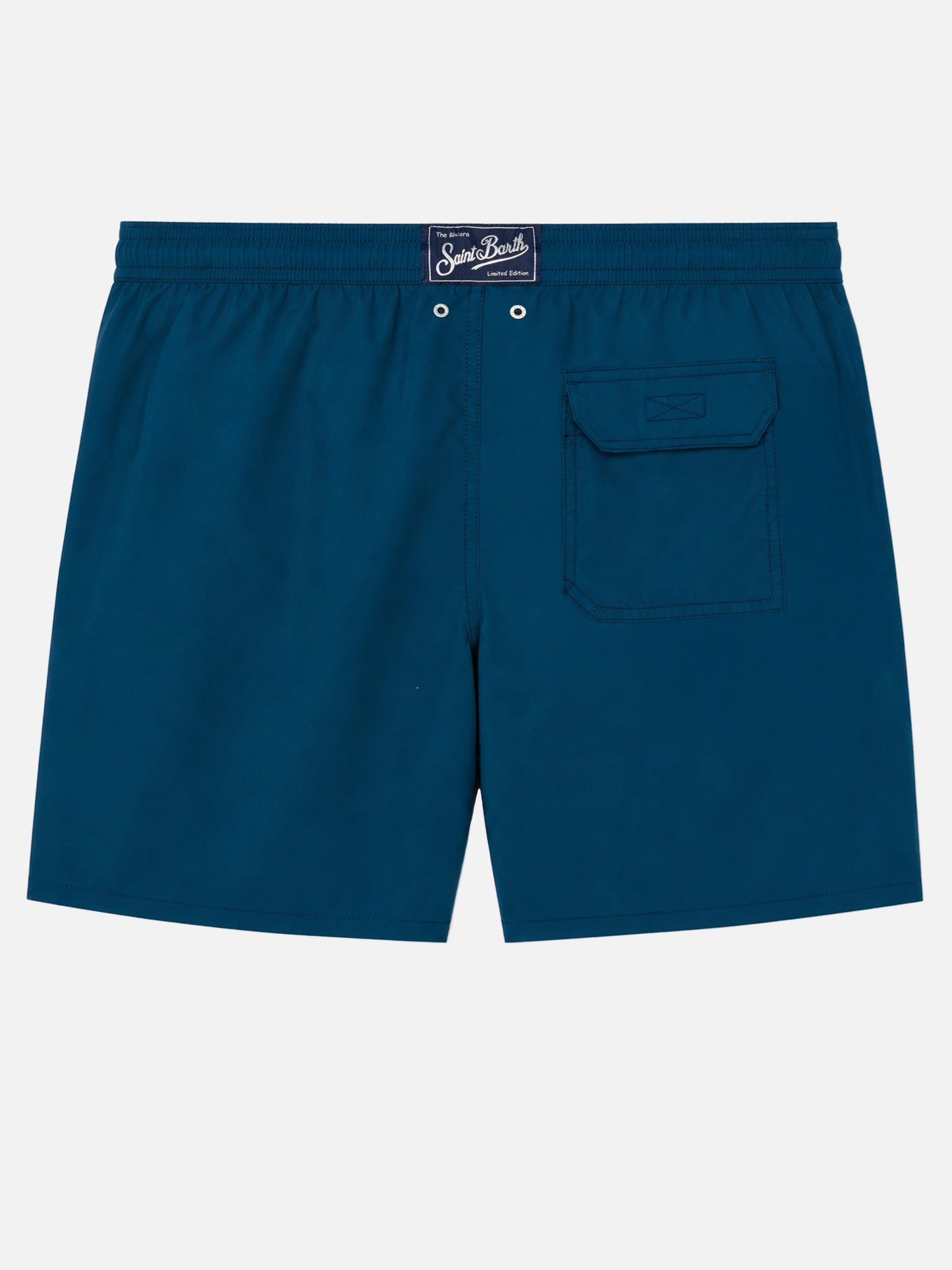Short de bain mi-long Patmos The Riviera avec broderie 