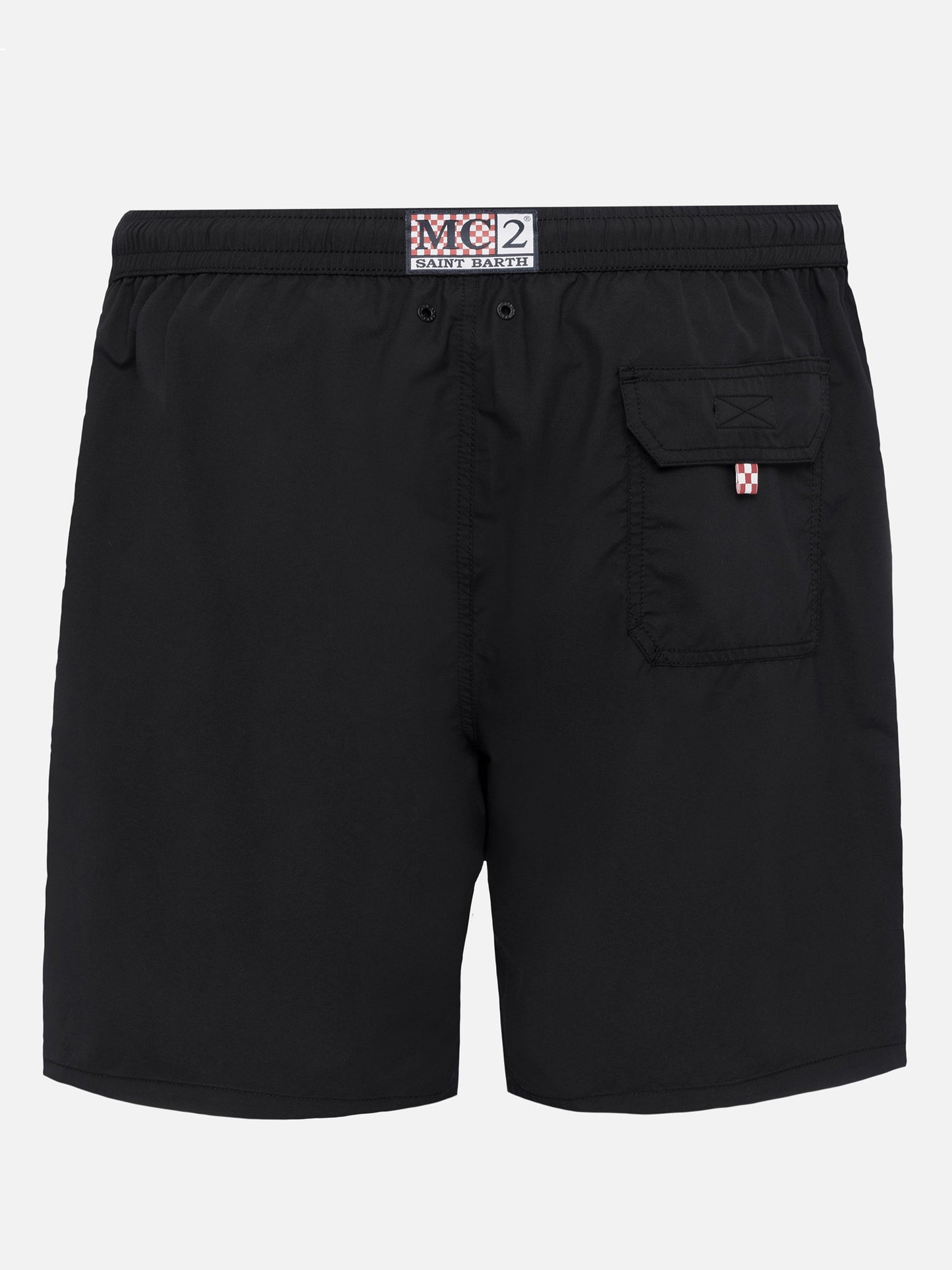 Schwarze lange Badeshorts Patmos