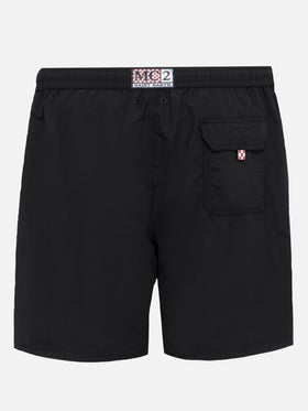 Schwarze lange Badeshorts Patmos