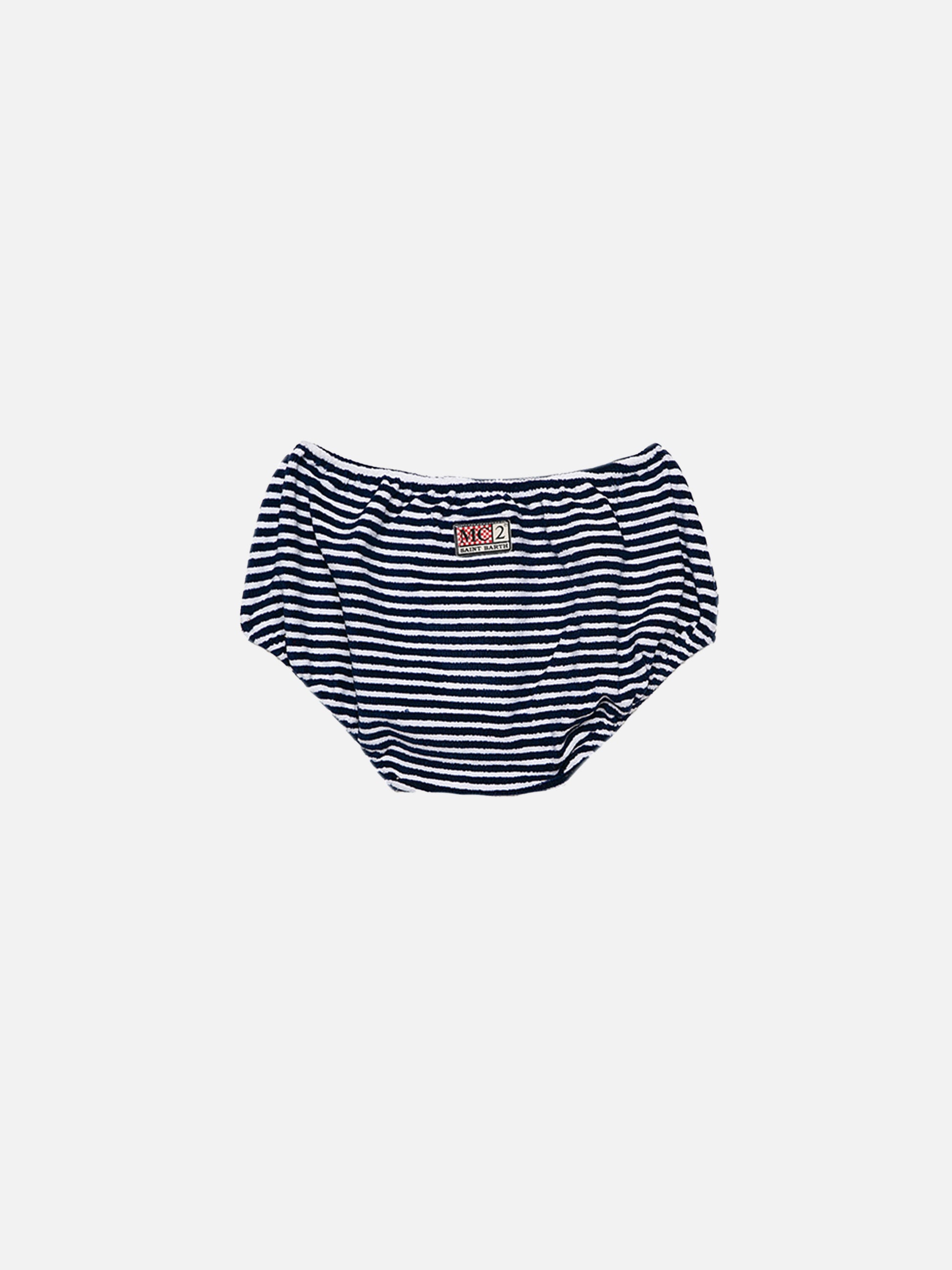 New born terry swim briefs - MC2 Saint Barth