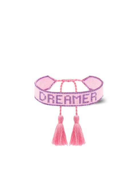 Pearls bracelet with Dreamer lettering - MC2 Saint Barth