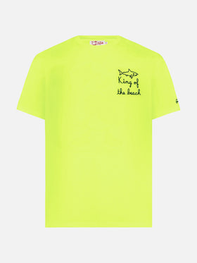 Herren-T-Shirt mit King of the Beach-Stickerei