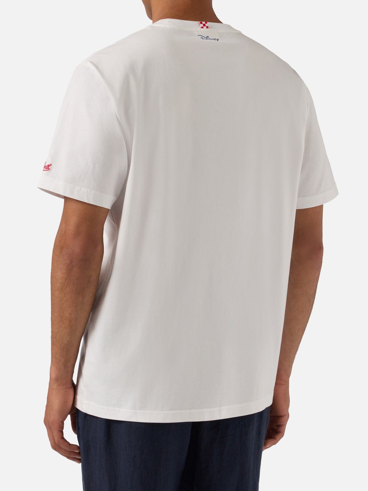 T-shirt Portofino blanc avec broderie Champion Of The Night | Édition spéciale 