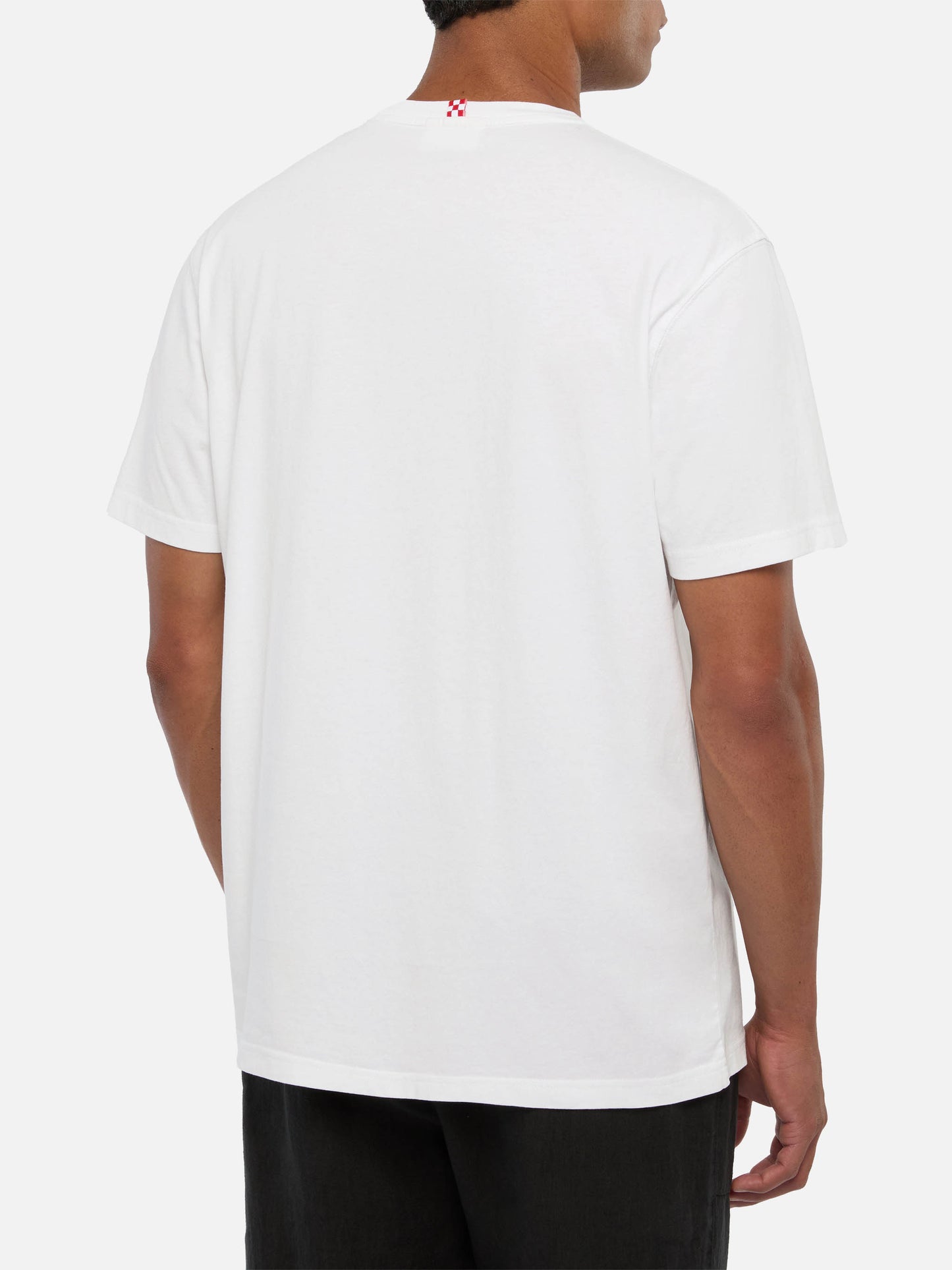 Classic fit cotton jersey t-shirt Portofino with Volare embroidery