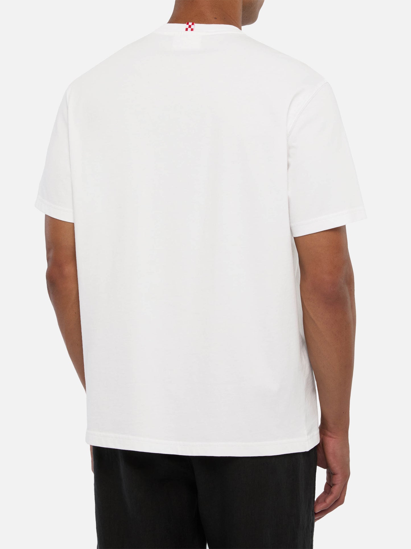 T-shirt Portofino in jersey di cotone classic fit con ricamo Dazi Amari