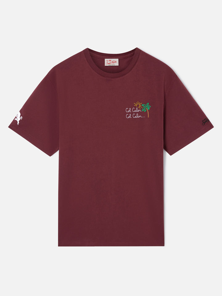 Bordeaux Portofino T-shirt with Torino FC Col Calor Col Calor... embroidery | TORINO FC SPECIAL EDITION