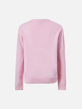 Maglione in misto cashmere Princess con patch coccinella Trudi | SPECIAL EDITION TRUDI