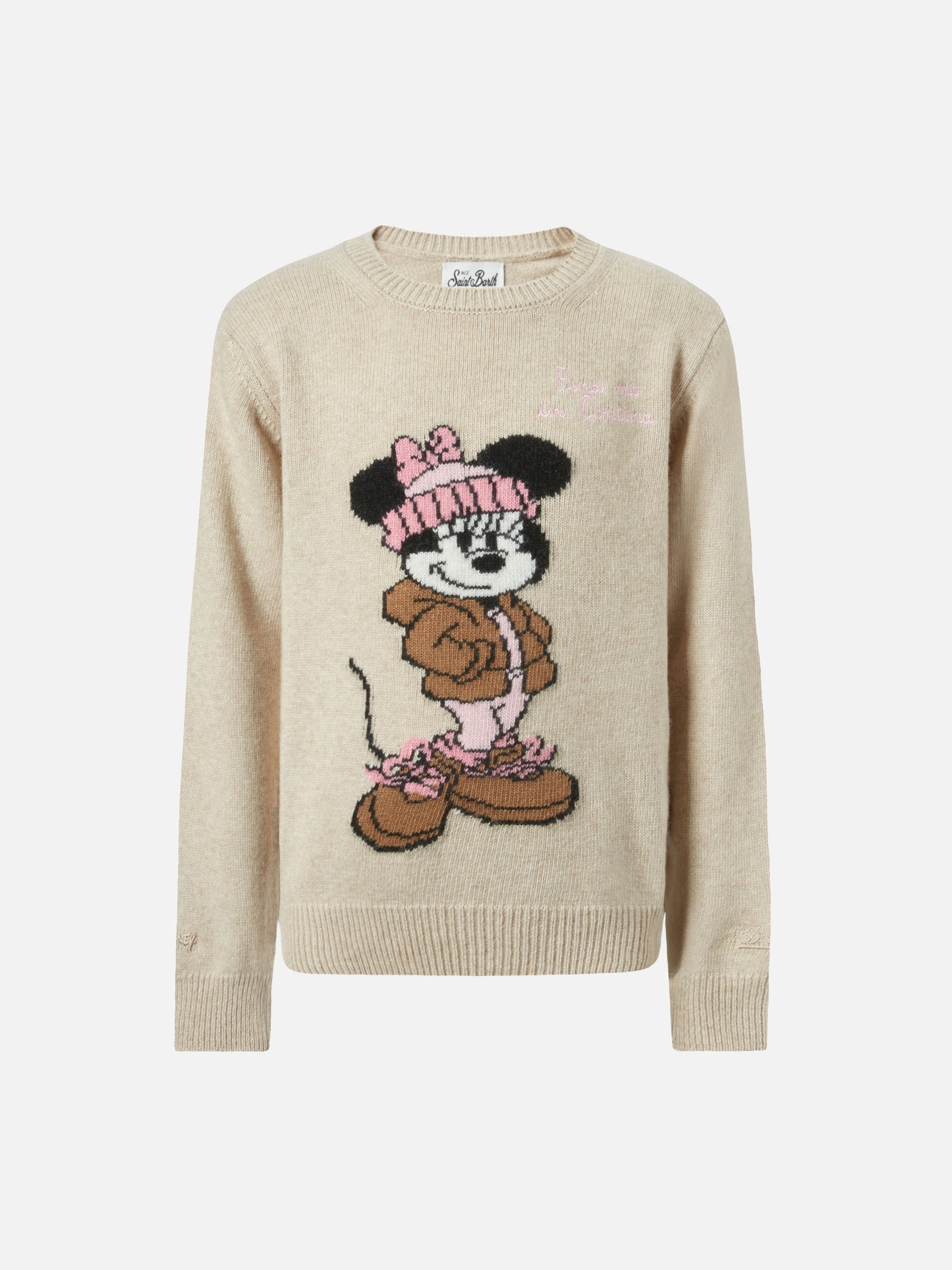 Prinzessinnen-Pullover aus Kaschmir-Mischgewebe mit Minnie-Motiv | DISNEY SONDEREDITION