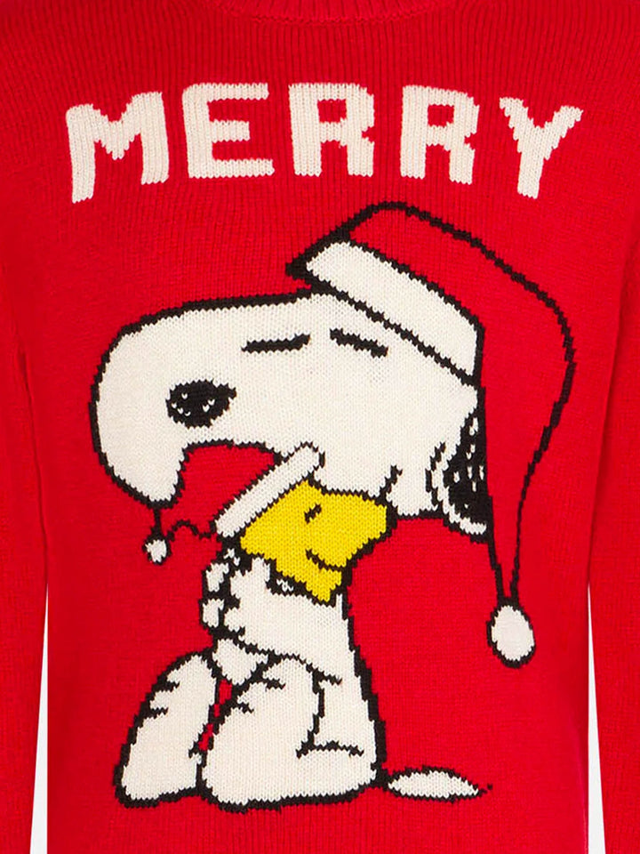 Girl crewneck sweater with Snoopy print | SNOOPY PEANUTS™ SPECIAL EDITION