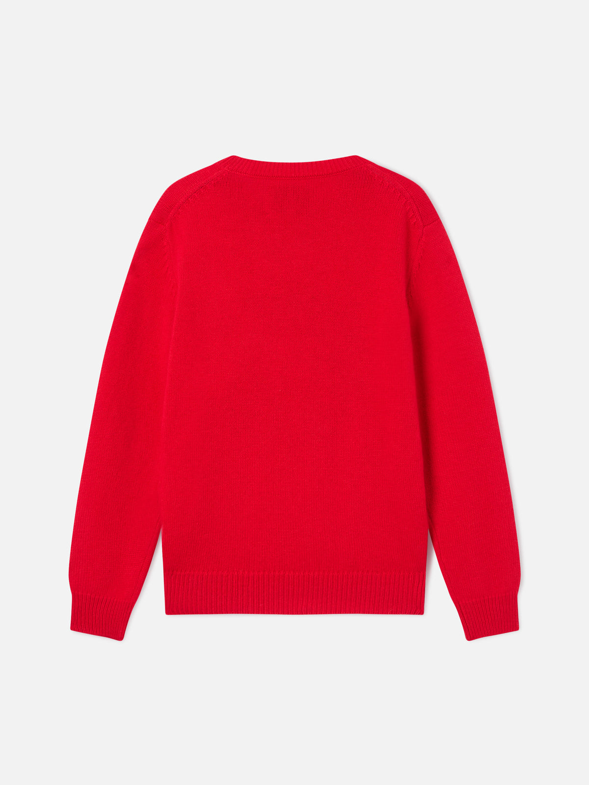 Roter Princess Rundhalspullover mit Snoopy-Patch | Special edition 