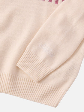 Princess cashmere-blend sweater with Splendida Splendente lurex jacquard