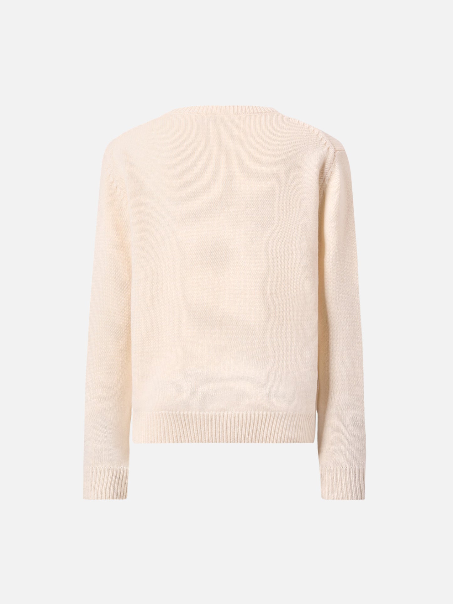 Princess cashmere-blend sweater with Viziata rhinestone appliqué