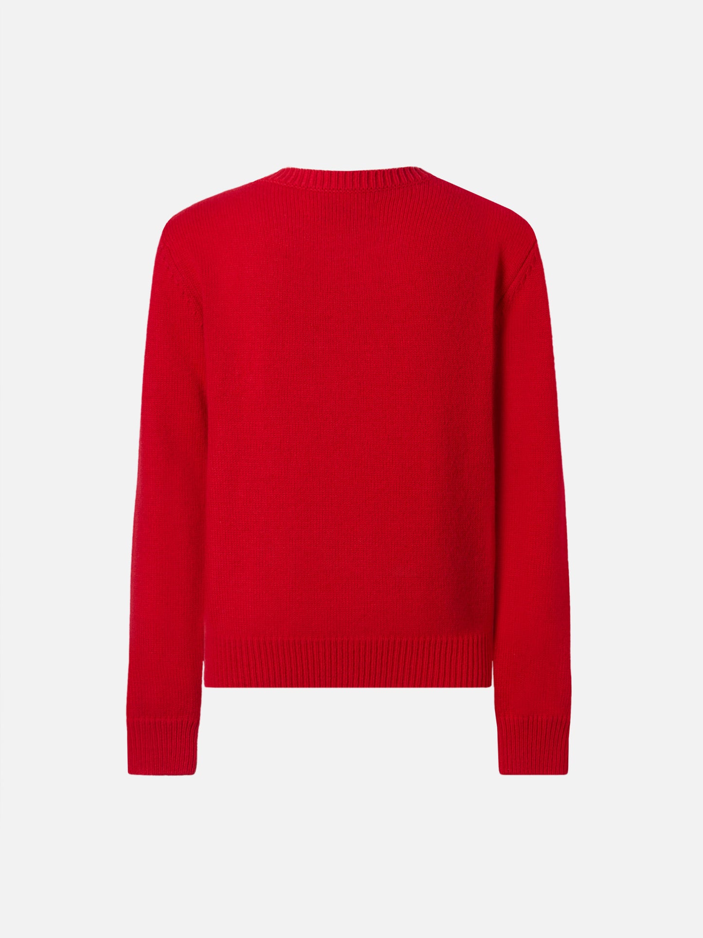 Prinzessinnen-Pullover aus Kaschmir-Mischgewebe mit Snoopy-Jacquardmuster und Samtschleifenapplikation | PEANUTS SONDEREDITION