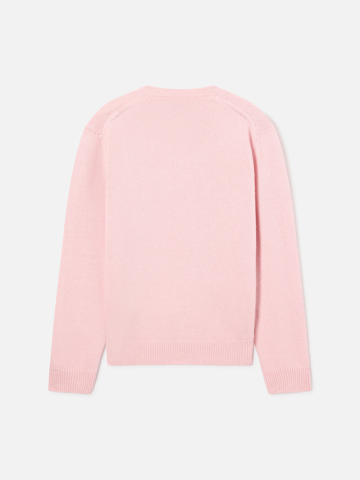 Pull col rond Pink Princess en maille avec intarsia Mini Mess 