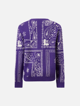 Prinzessinnen-Pullover mit Halstuch und Snoopy-Jacquardmuster | SNOOPY PEANUTS SONDEREDITION