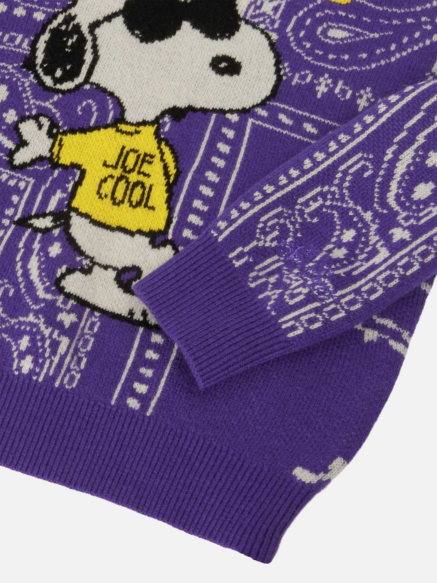 Prinzessinnen-Pullover mit Halstuch und Snoopy-Jacquardmuster | SNOOPY PEANUTS SONDEREDITION