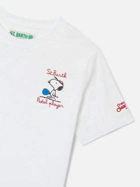 Portland Jr t-shirt with Padel Player embroidery | Special Edition