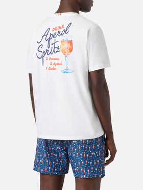 White Portland t-shirt with Aperol Spritz print | Special Edition