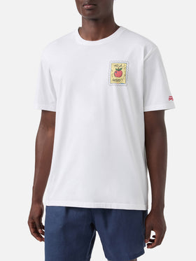 Camiseta White Portland con ilustración Mela Godo 