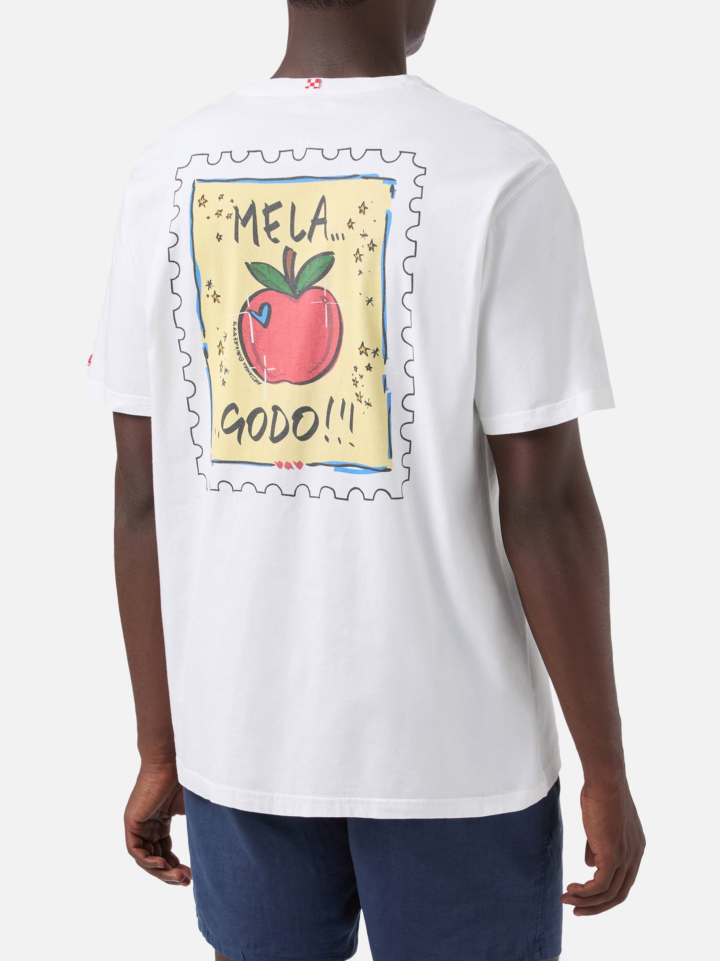 Camiseta White Portland con ilustración Mela Godo 