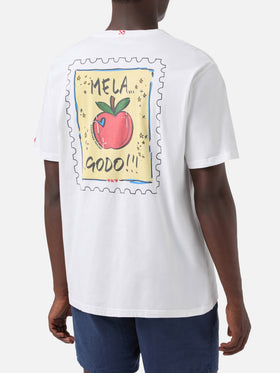 Camiseta White Portland con ilustración Mela Godo 