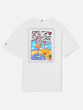 Camiseta White Portland con ilustración Spritzo d’Amore 