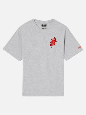 Grey portland t-shirt with Nord Sud Ovest Est print | Special Edition