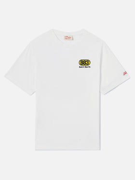 White portland t-shirt with Nord Sud Ovest Est print | Special Edition