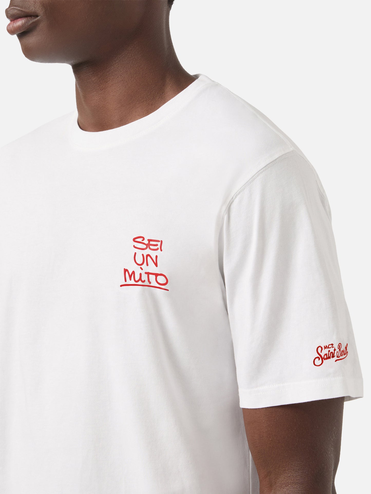 Camiseta blanca portland con gráfico Sei un mito | Special Edition 