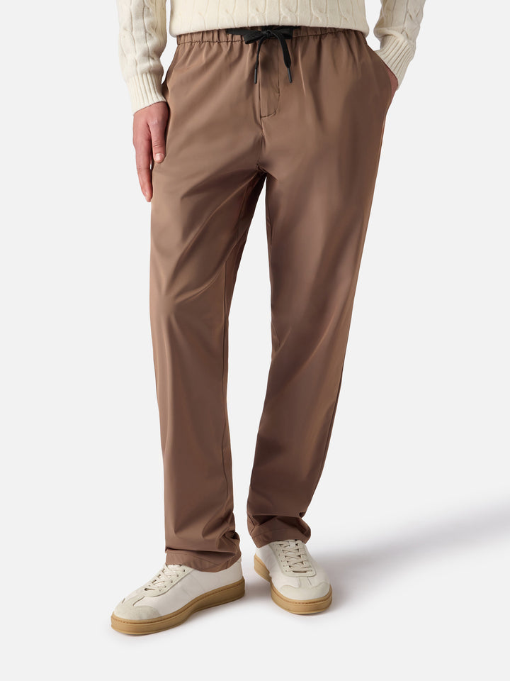 Pantaloni casual da uomo color kaki Porter