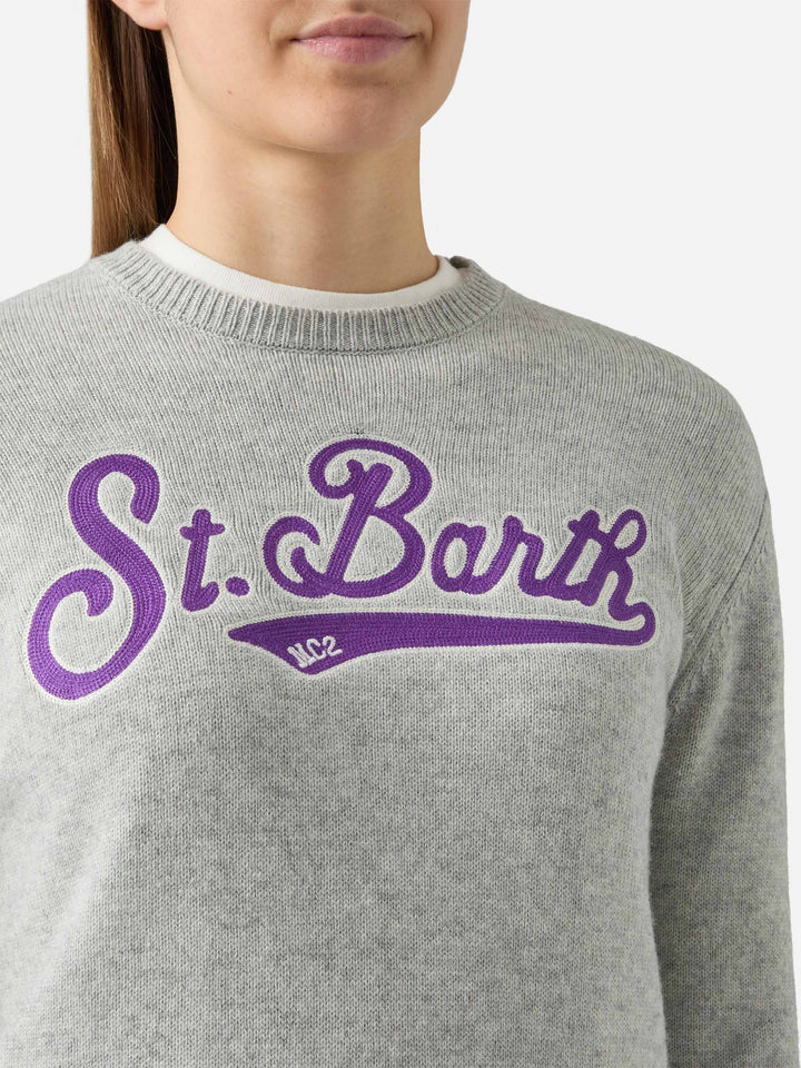 New Queen crewneck with Saint Barth terry patch