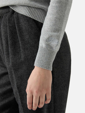 New Queen crewneck with Courma rhinestone embellishment