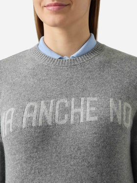 Girocollo New Queen con jacquard Ma anche no