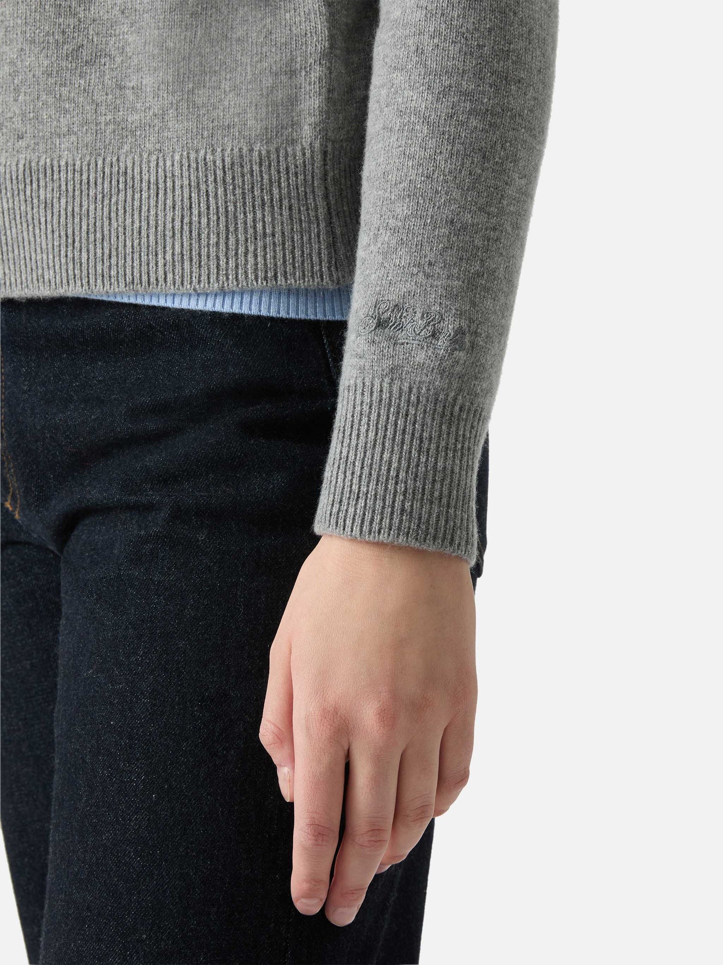 Girocollo New Queen con jacquard Ma anche no