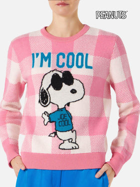 Maglione da donna con jacquard Snoopy I'm Cool | SNOOPY - EDIZIONE SPECIALE PEANUTS™