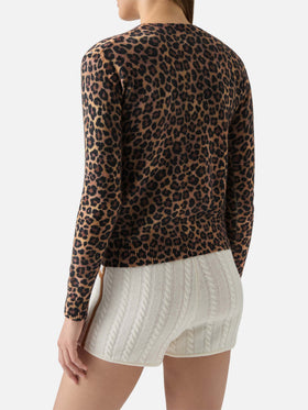 Girocollo New Queen con stampa animalier