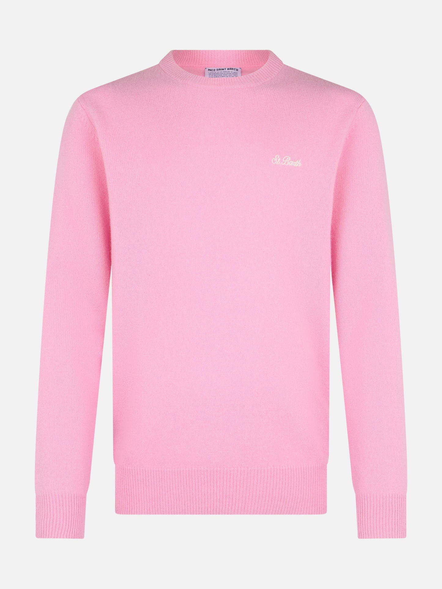 Man pink lambswool sweater Regent - MC2 Saint Barth