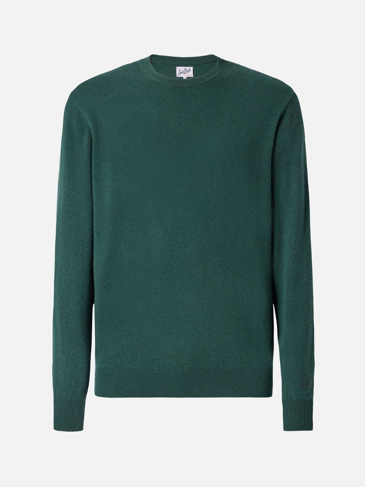 Maglione Regent in 100% CASHMERE verde scuro