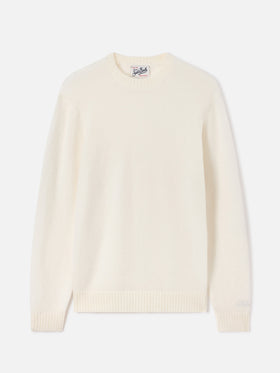 Off white Regent alpaca blend crewneck