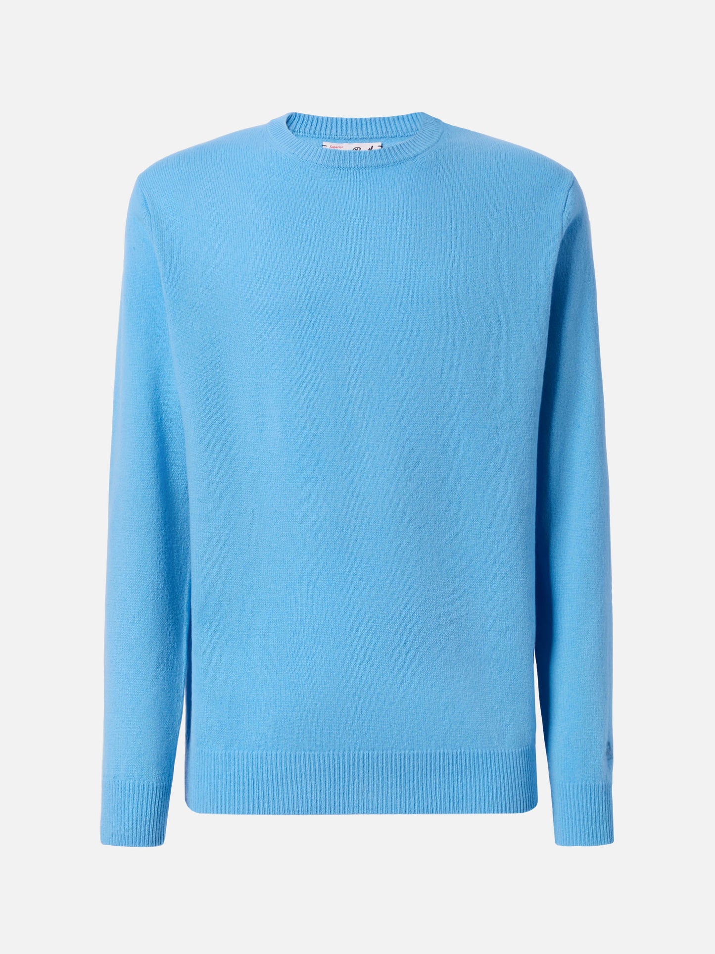 Regent dusty blue lambswool sweater