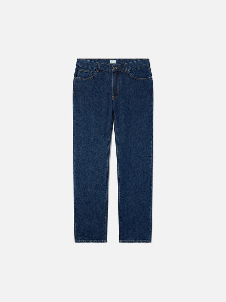 Light blue Riverdale denim jeans with stone wash finish