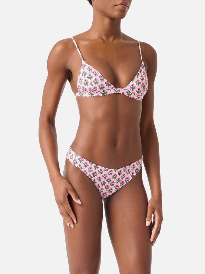 Rylie Lido floral triangle bikini