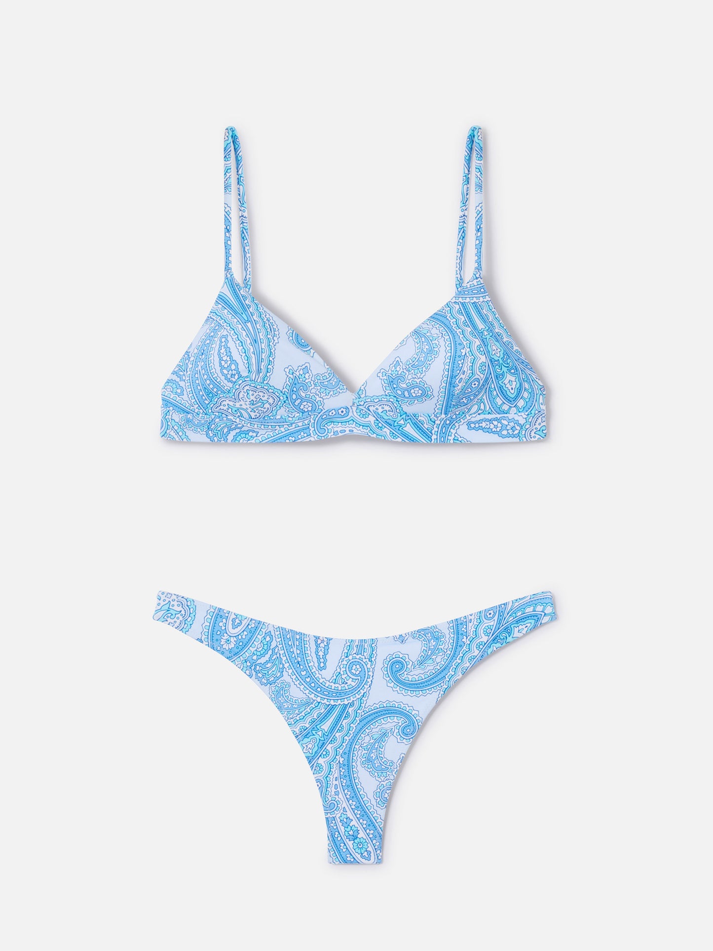 Rylie Naomi paisley triangle bikini