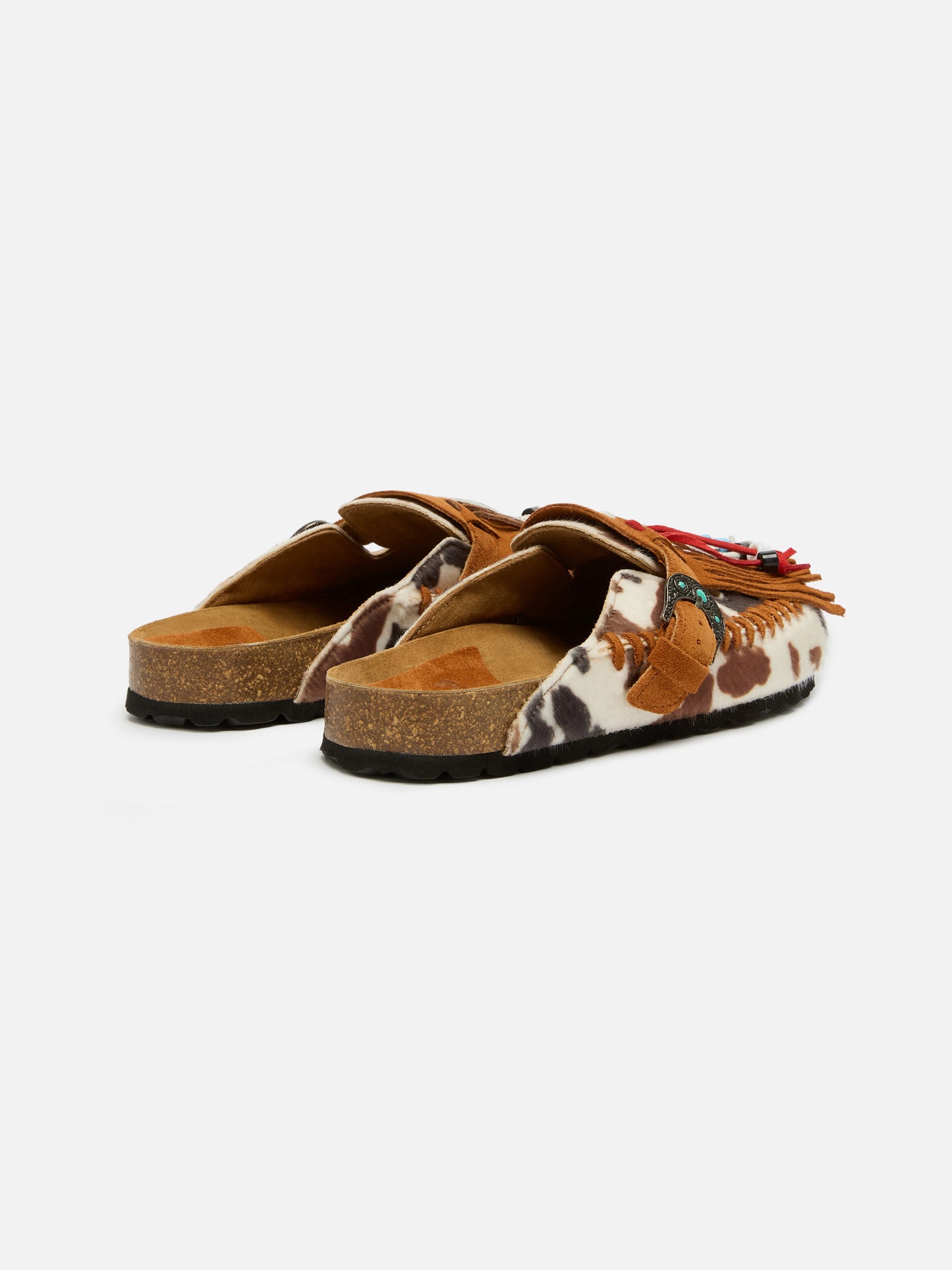 Caribe sandals in cavallino muccato | TAJI SPECIAL EDITION