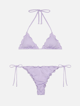 Miami Cheeky Lilac Badeslips - Sagittarius Lilac Classic Triangle Top